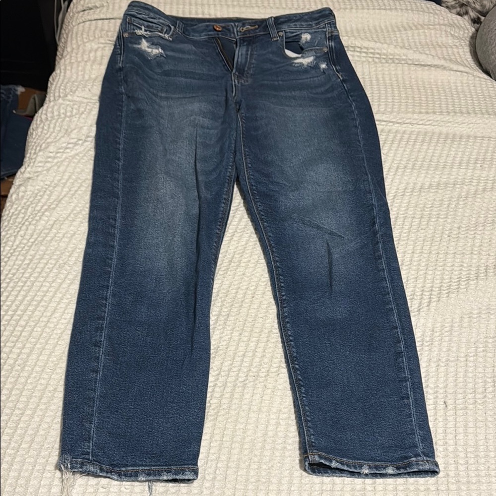 American Eagle Outfitters High Rise Blue Jeans Classic Fit